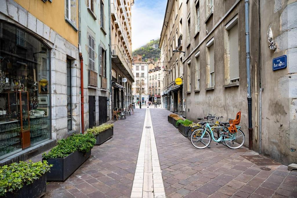 Hyper-Centre De Grenoble, Suite Parentale - Wifi Fibre - Cocon Ngoại thất bức ảnh